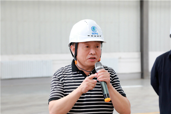 uwin电竞集团复工复产促增添项目观摩聚会与会职员走进大秦国源三秦环保秦邦园区在榆项目