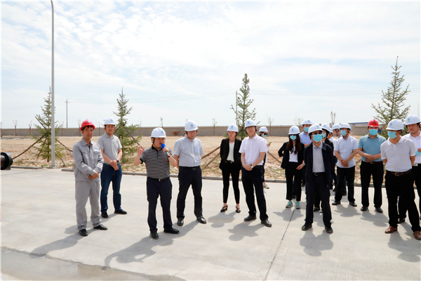 uwin电竞集团复工复产促增添项目观摩聚会与会职员走进大秦国源三秦环保秦邦园区在榆项目