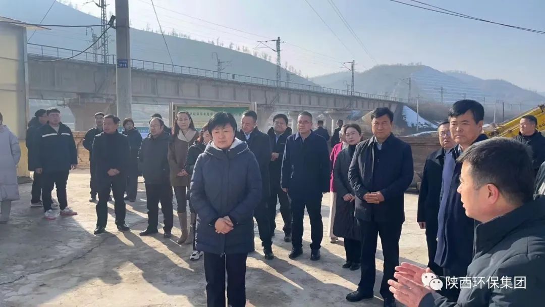 陕西省生态情形厅党组书记、厅长孙丽到uwin电竞集团延安环保工程公司马家砭污水处理站调研