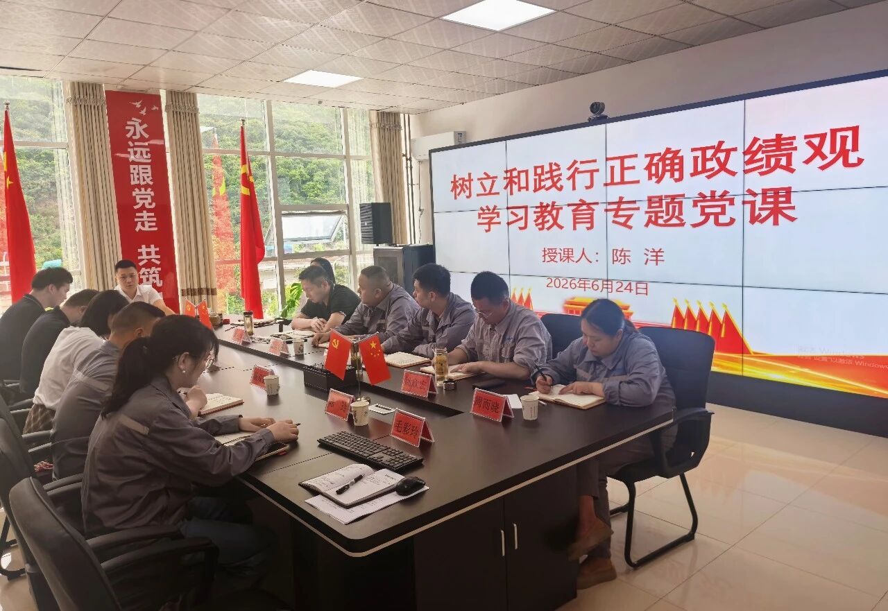水情形公司主要认真人赴镇安公司教学专题党课并开展调研督导事情