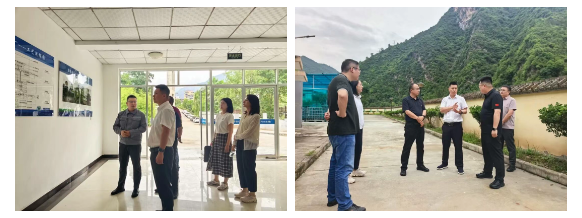 水情形公司主要认真人赴陕南片区项目一线调研