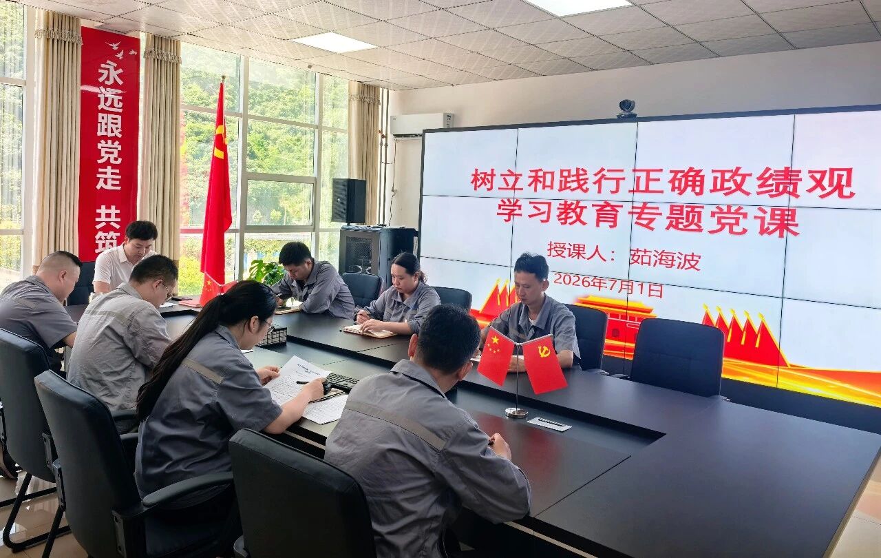 水情形公司陕南片区联合党支部开展主题党日暨专题党课活动